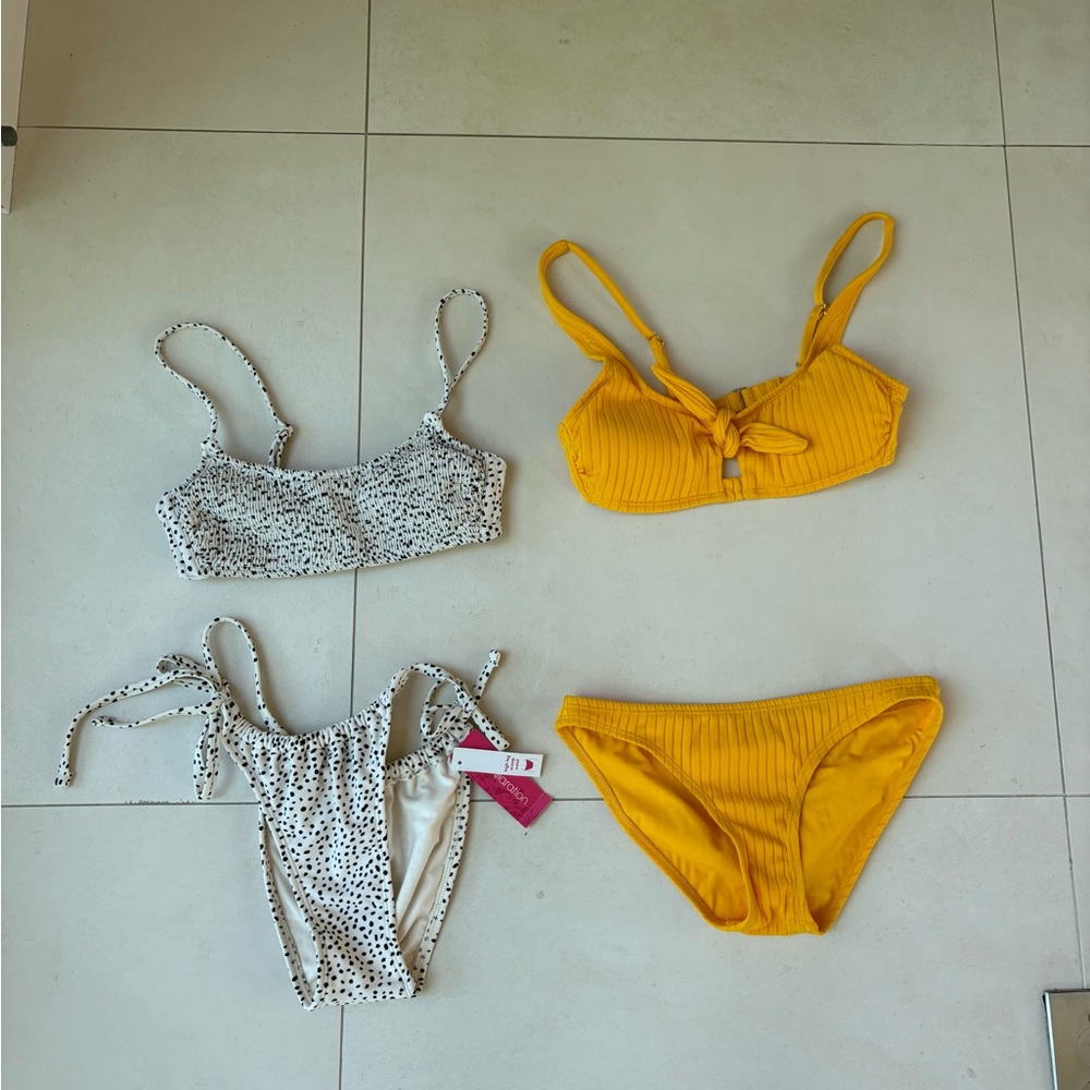 New with Tags: Target Polka Dot and Yellow Bikini 2-Set
